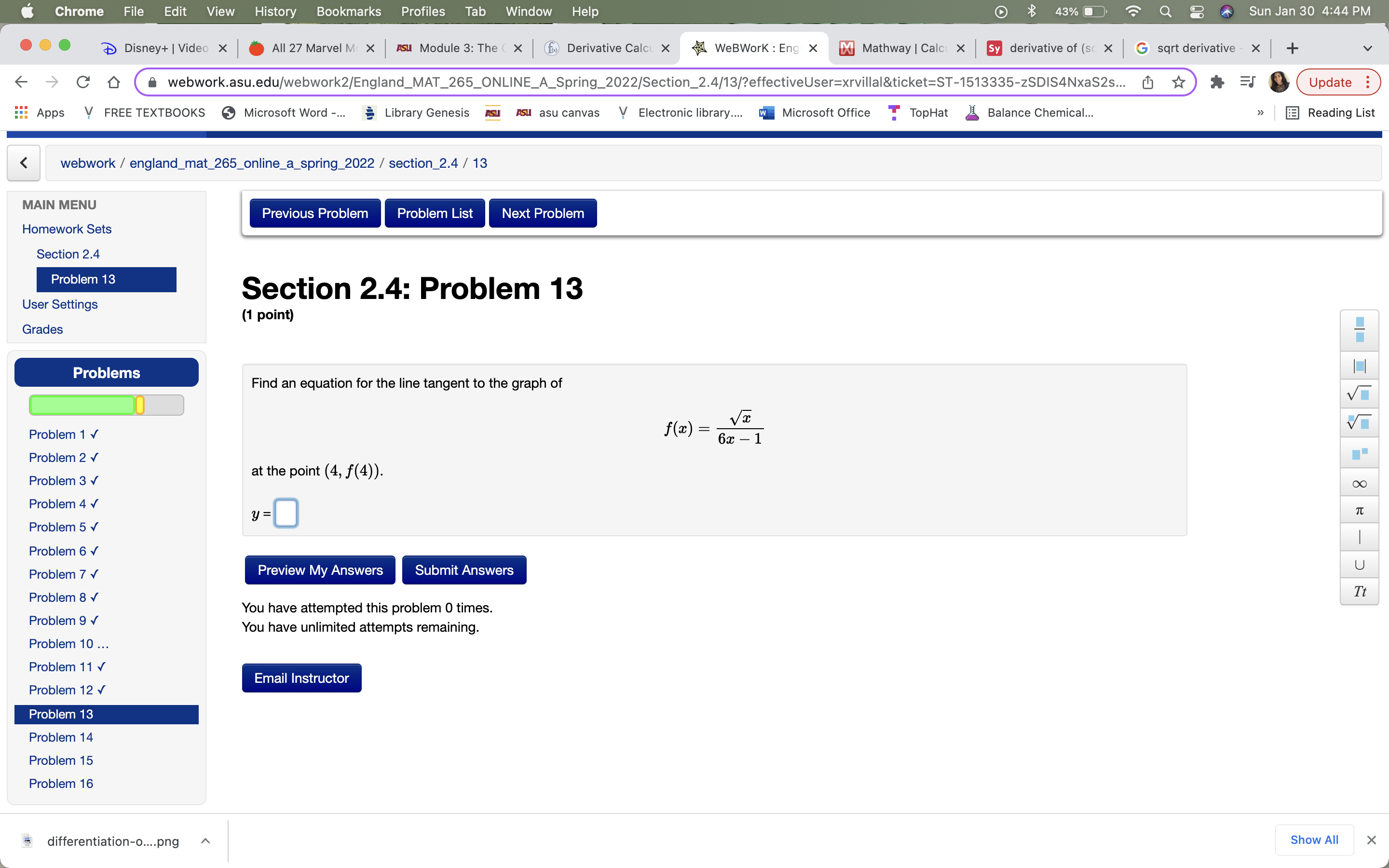 Chrome File Edit View History Bookmarks Profiles Tab Window Help $