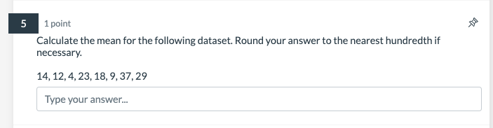 following terms to the most accurate description. mean [A] most common value