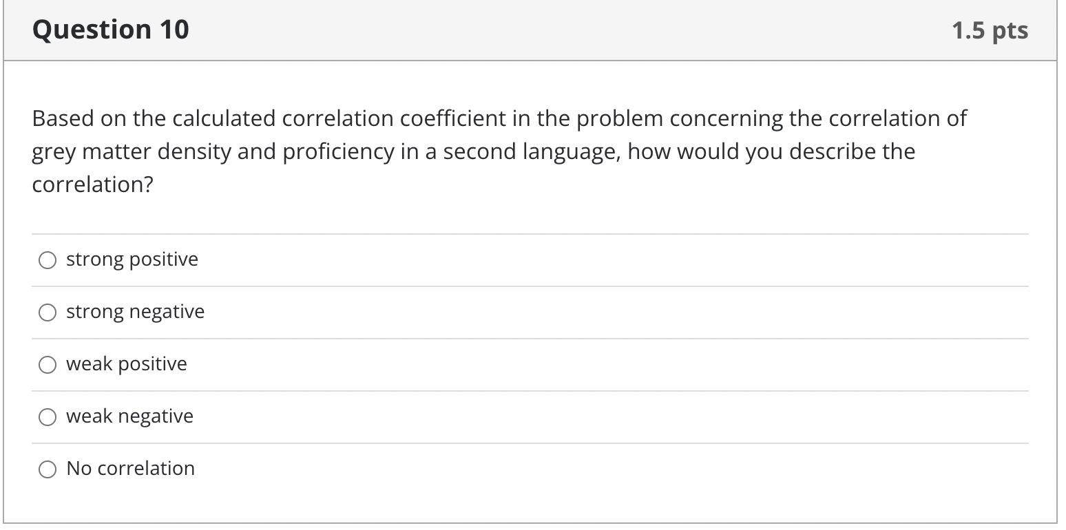 Based on the calculated correlation coefficient in the problem concerning the correlation