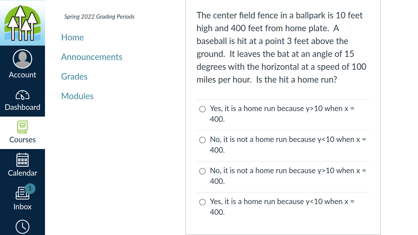 Periods Home Announcements Grades Modules Question 17 4.5 pts Write the vector
