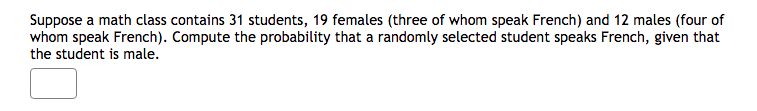 your answer as a fraction. d] Find the probability of getting a