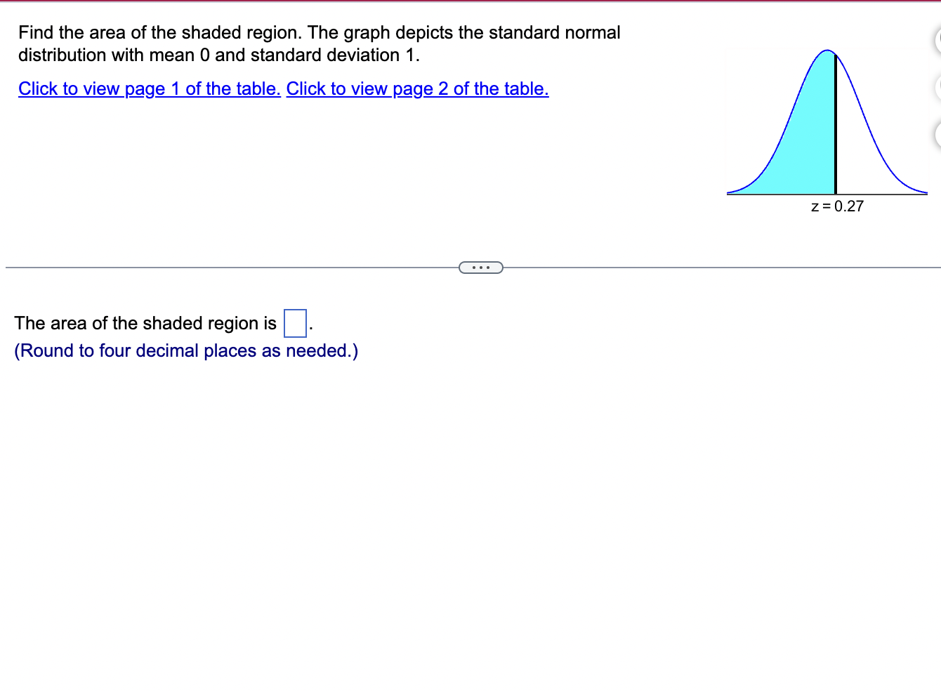 = 0. The mean and standard deviation have the values of u