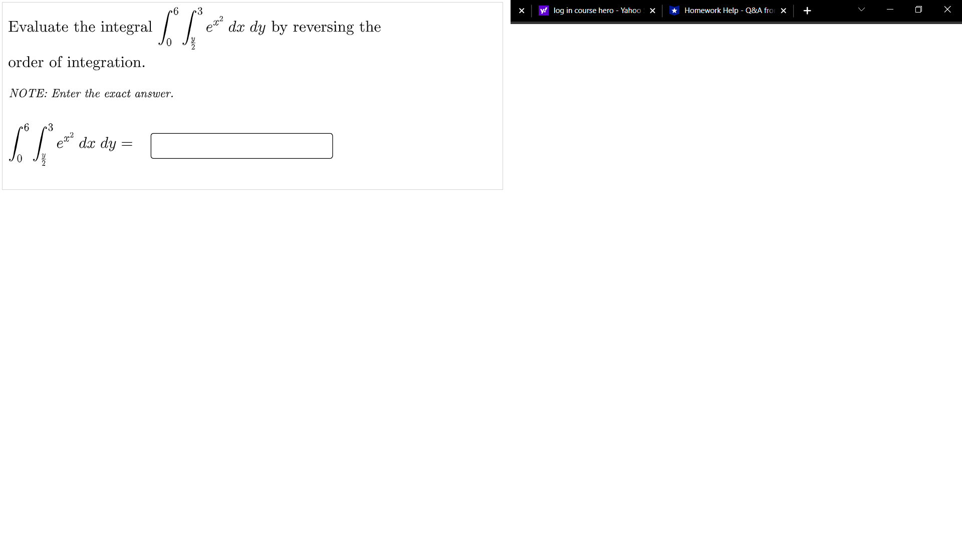 X Homework Help - Q&A from X + V X dx dy