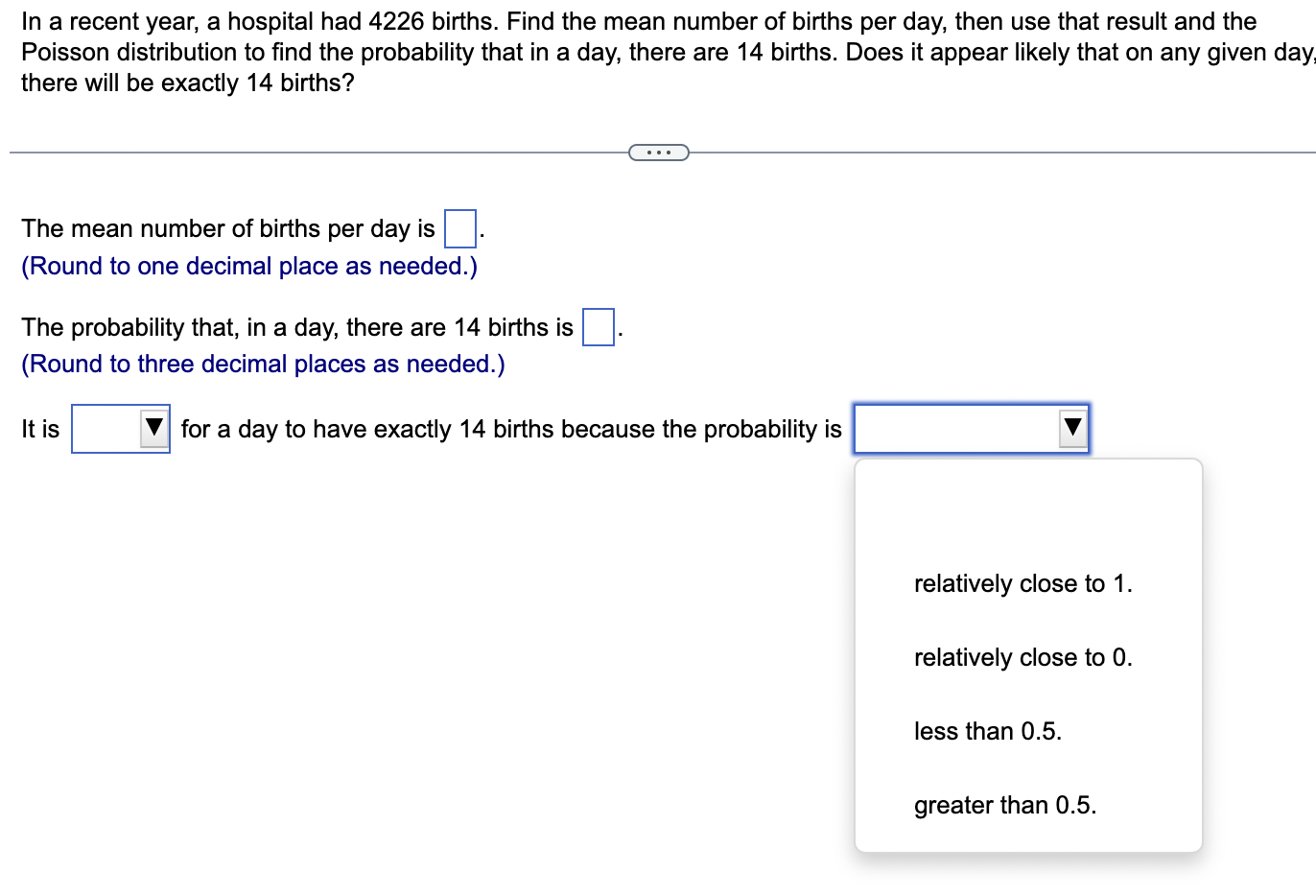 = D (Round to four decimal places as needed.) b. P(1)=D (Round