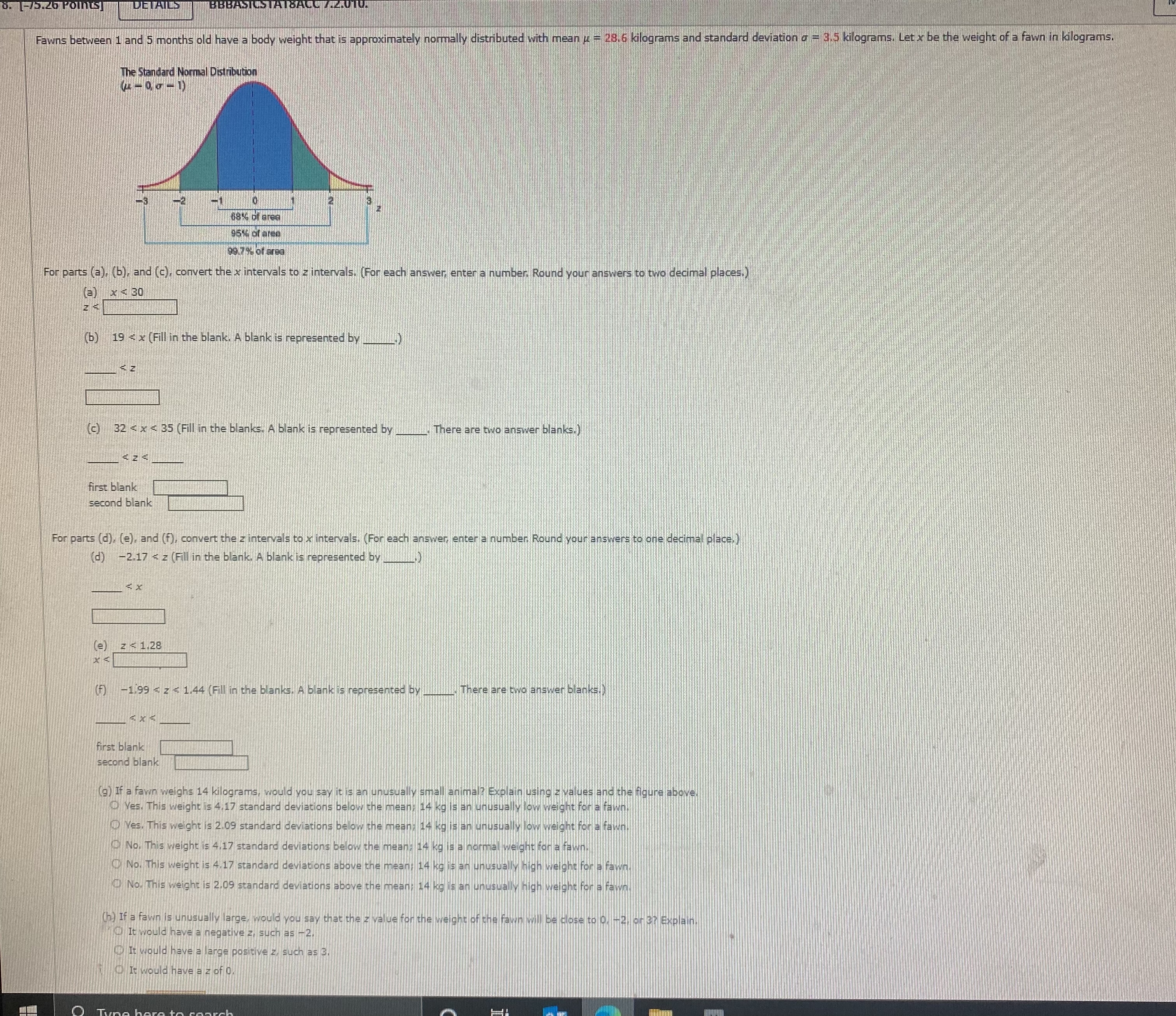 area ' ! ki109rams. Let* the vvei#of a fawmin kilograms: For parts