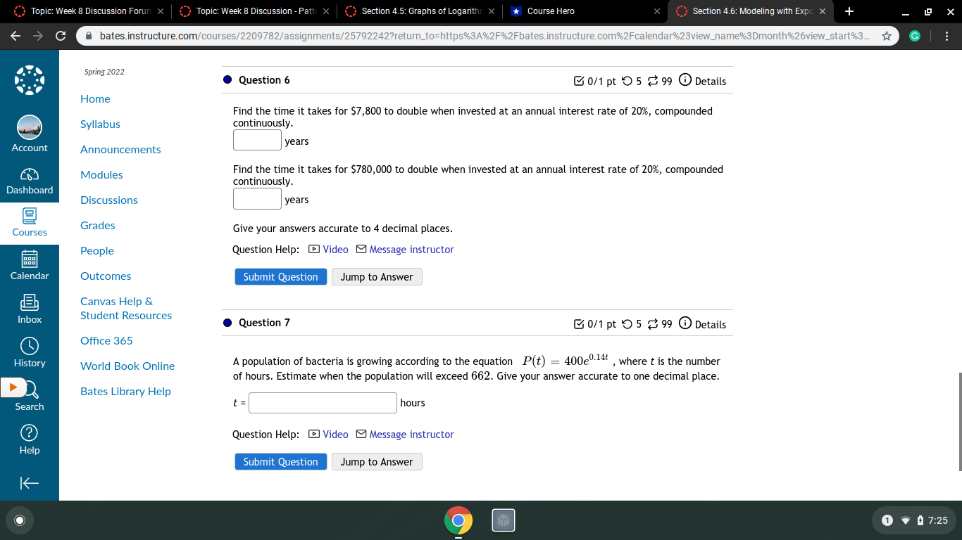 and (2,-3) Syllabus Account Announcements Modules Dashboard Discussions -5 4 -3 -2