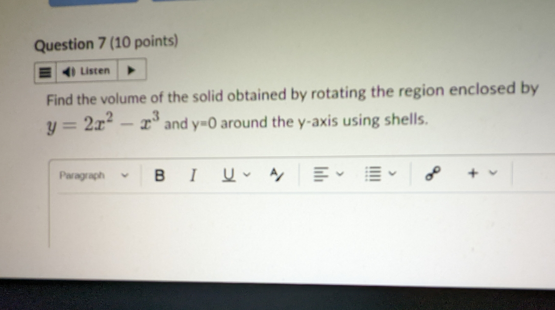  please help me solve the equation Question 7 (10 points) 40