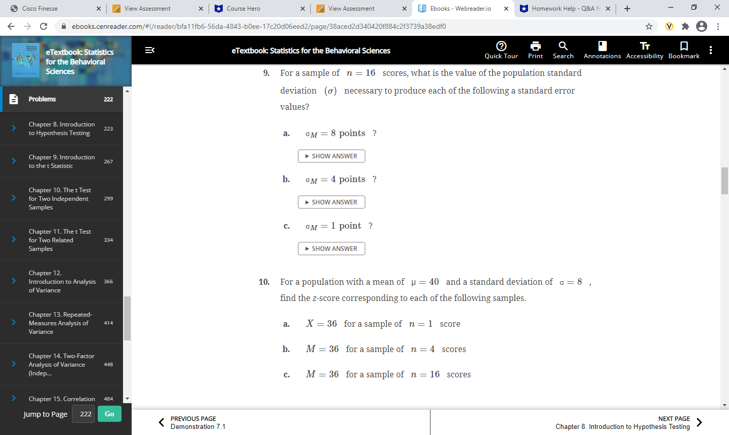 = 12 , how large a sample is necessary to have a