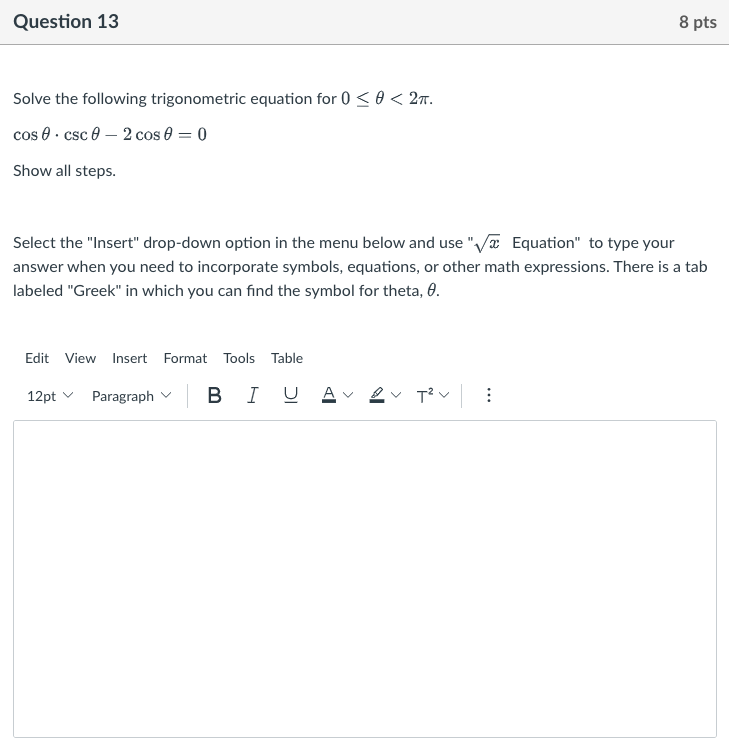 Please type for question 13 with text for steps. Question 13