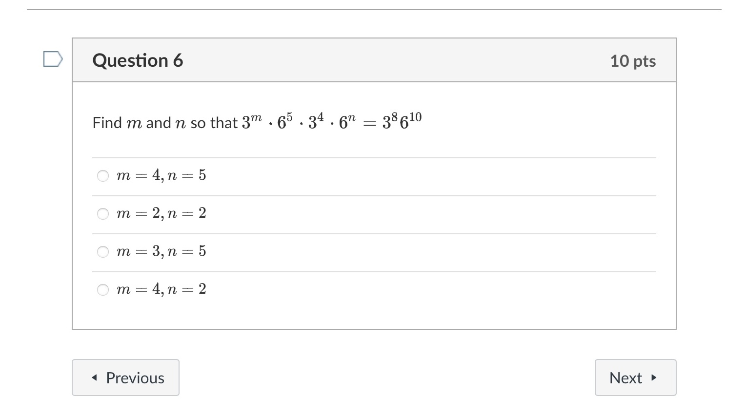 form, i through iv. x - 1 I r (2) = x