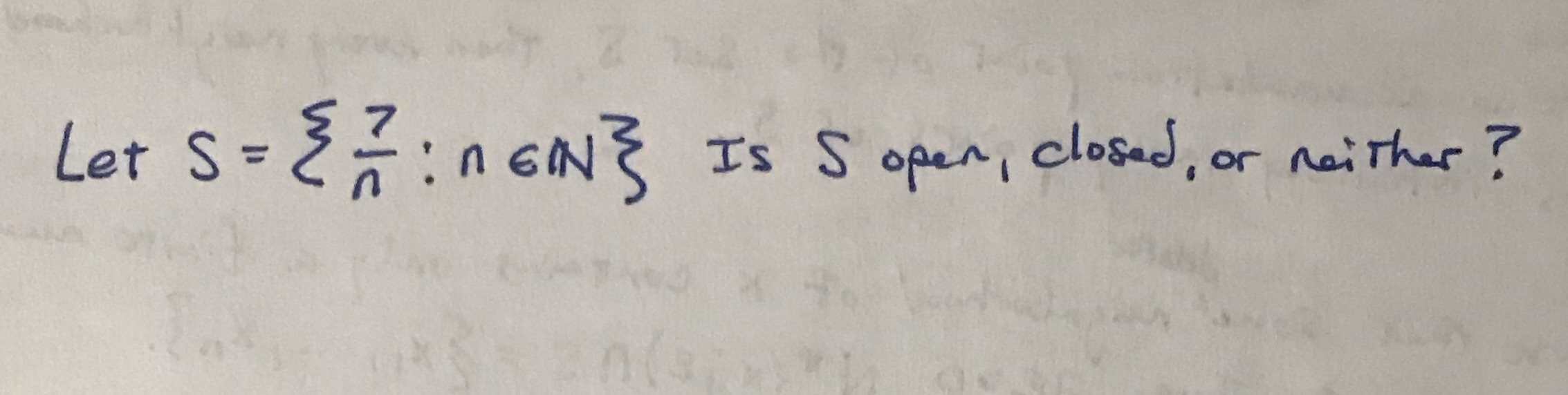 Could someone please help me with this problem Let S= Z