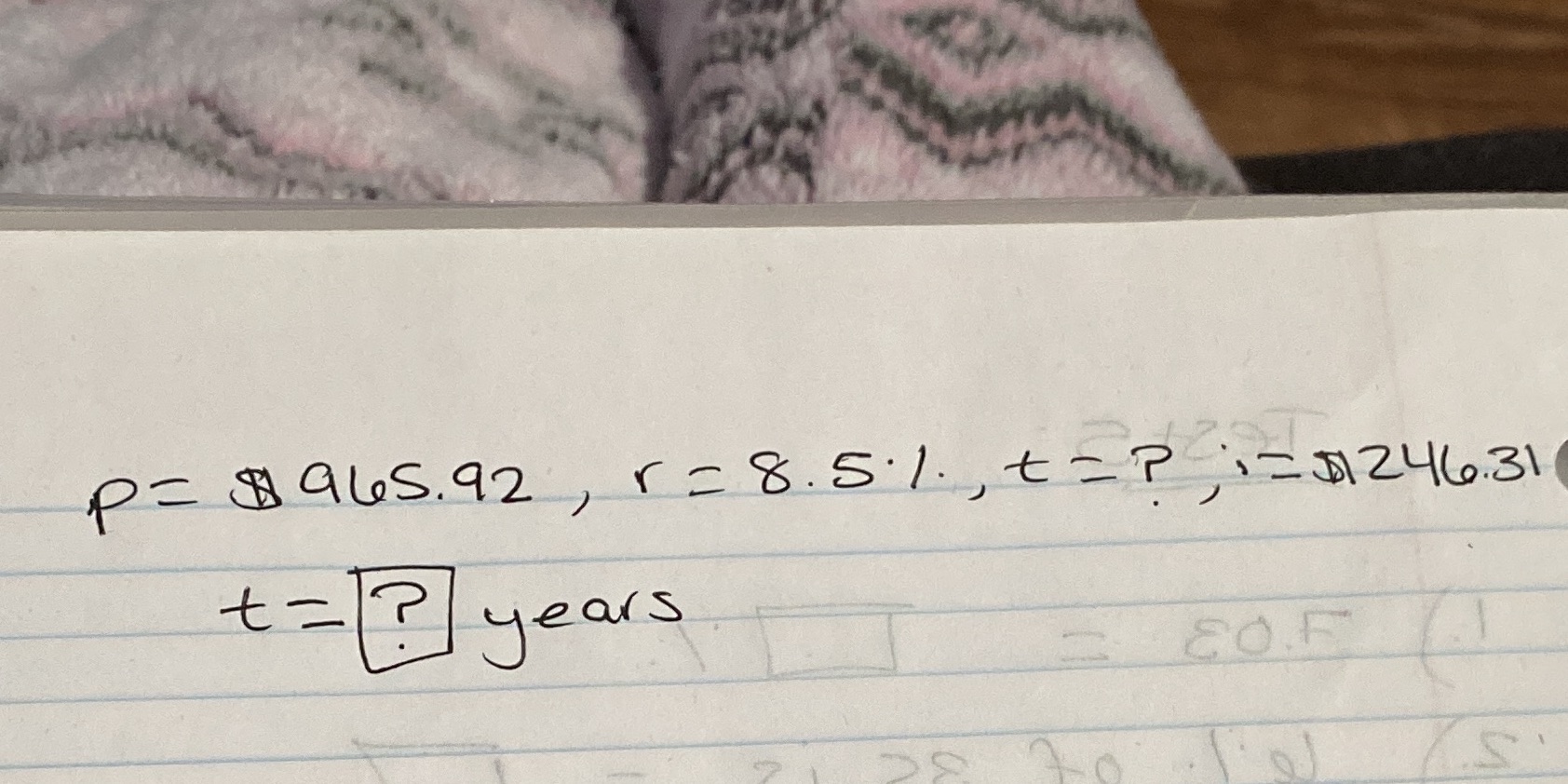 not round until the final answer. Then round to the nearest whole