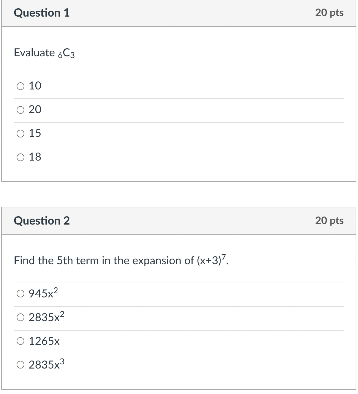 2835x3Question 3 20 pts Question 4 20 pts A basketball player has