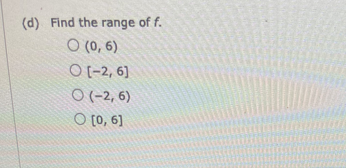 figure. y = f(x) 6 (a) . Find f(0). f(0) = (b)