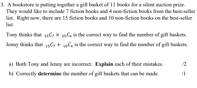 posters, determine how many arrangements can be made? Describe 2 different ways