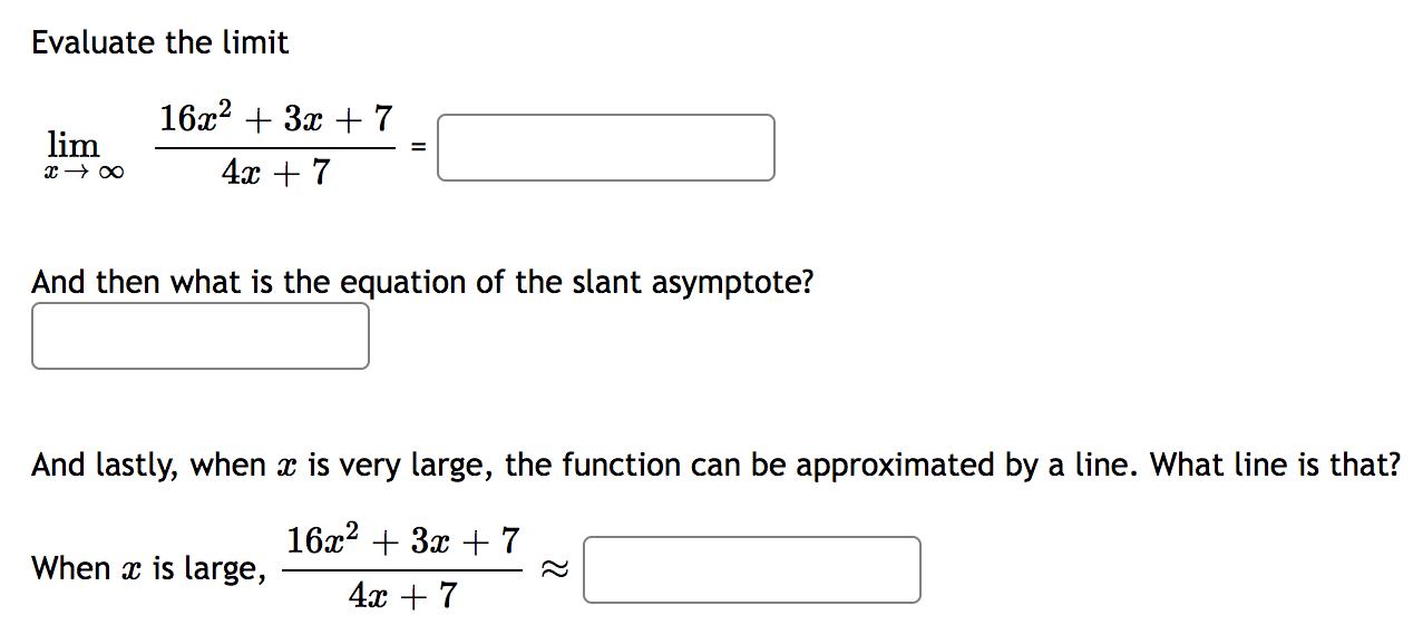 + 5 lim 2x2 - 7x + 10Evaluate the limit _ 3:133
