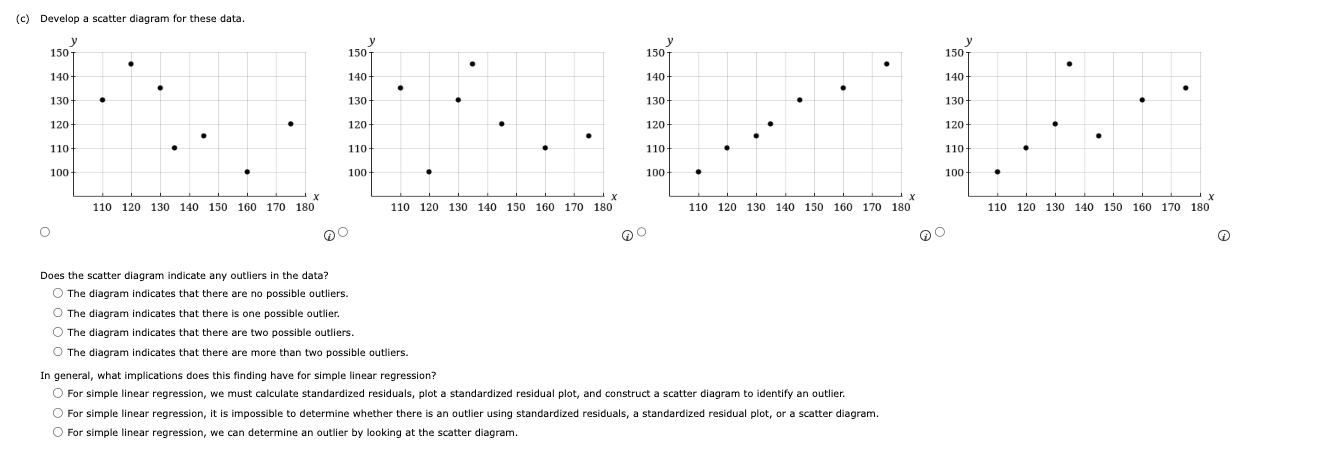 110 Do the data include any outliers? Explain. (Round your answers to