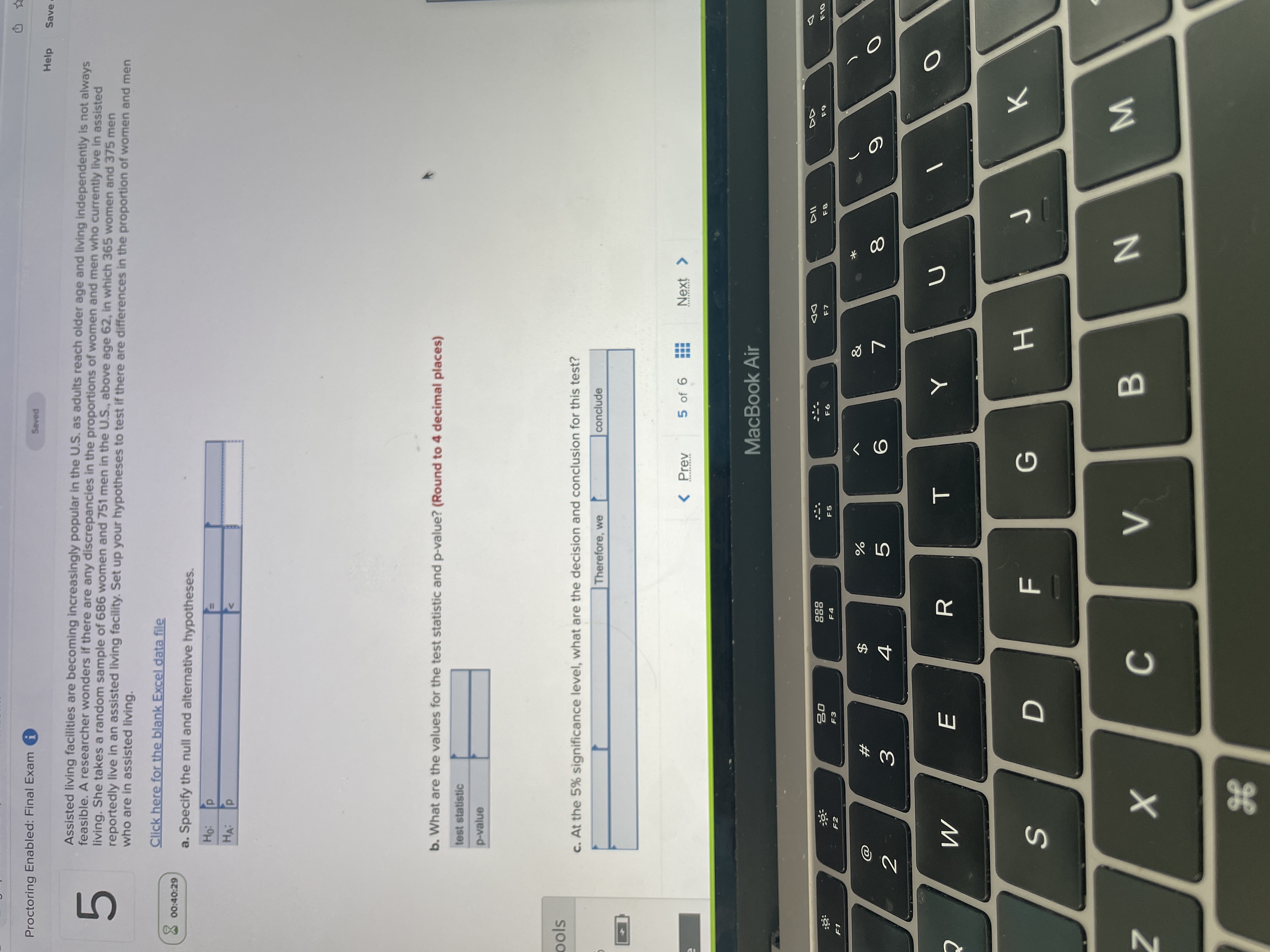 Proctoring Enabled: Final Exam i Saved Help Save Assisted living facilities