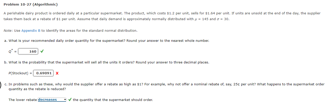 $42, and the annual holding cost rate is 20%. Discount Discount Category