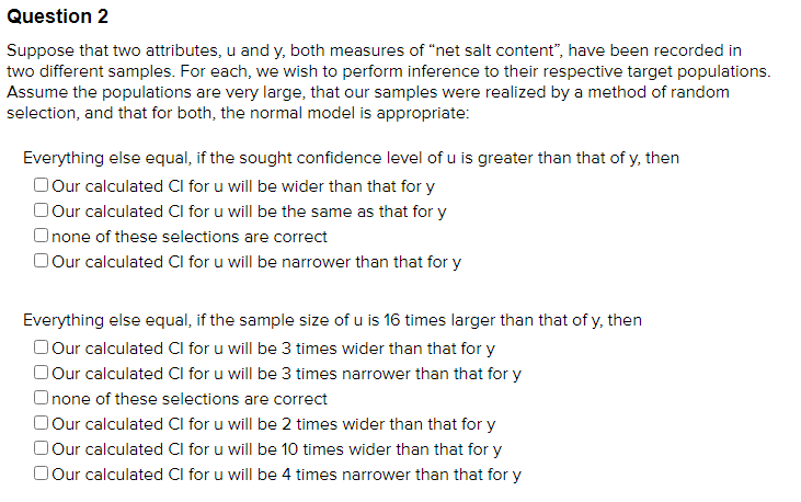 that our samples were realized by a method of random selection, and
