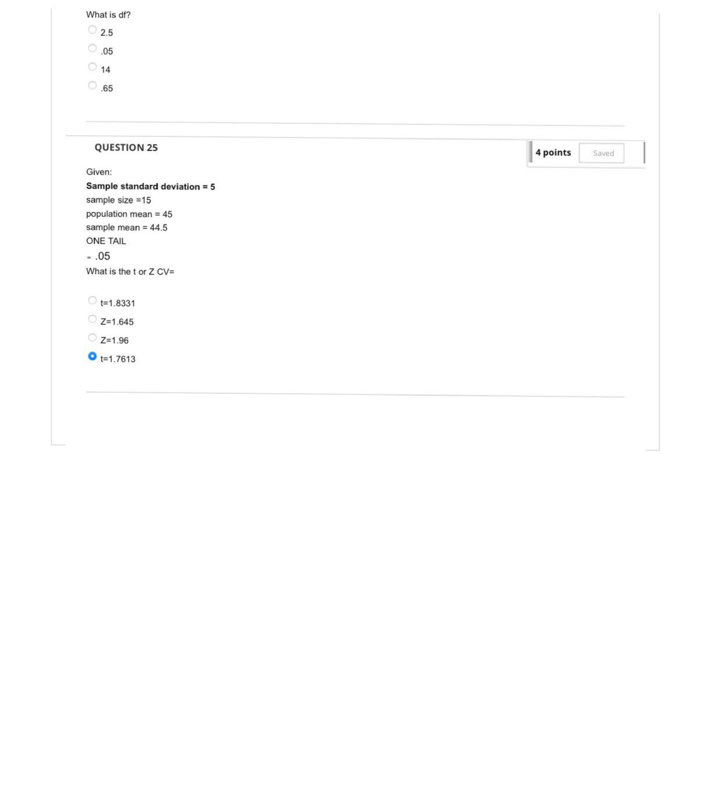 16.02 H1u 16.02QUESTION 2 4 points Save Answer A machine dispenses silly