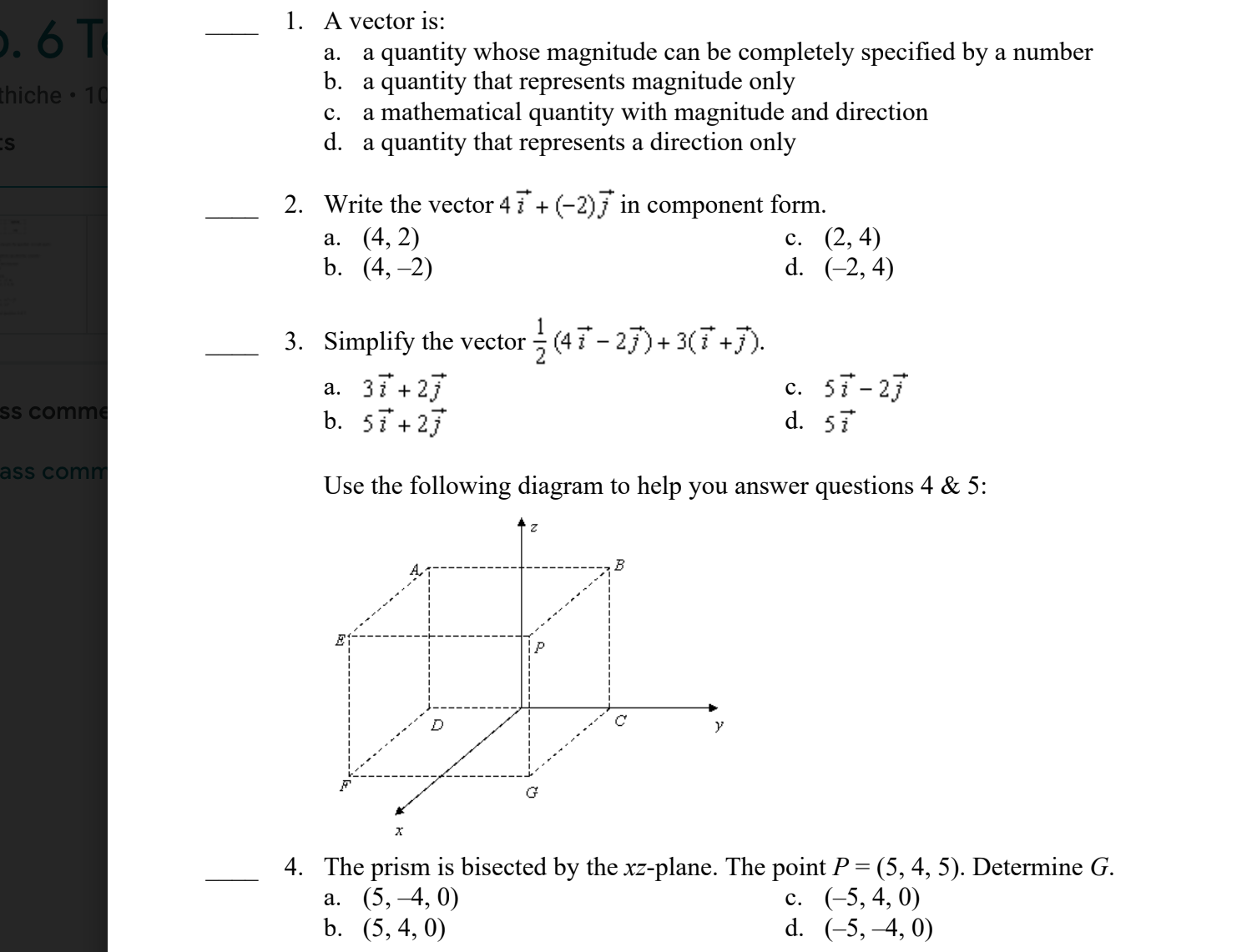 Do not show work, Just give answer. Finish quick please: l.