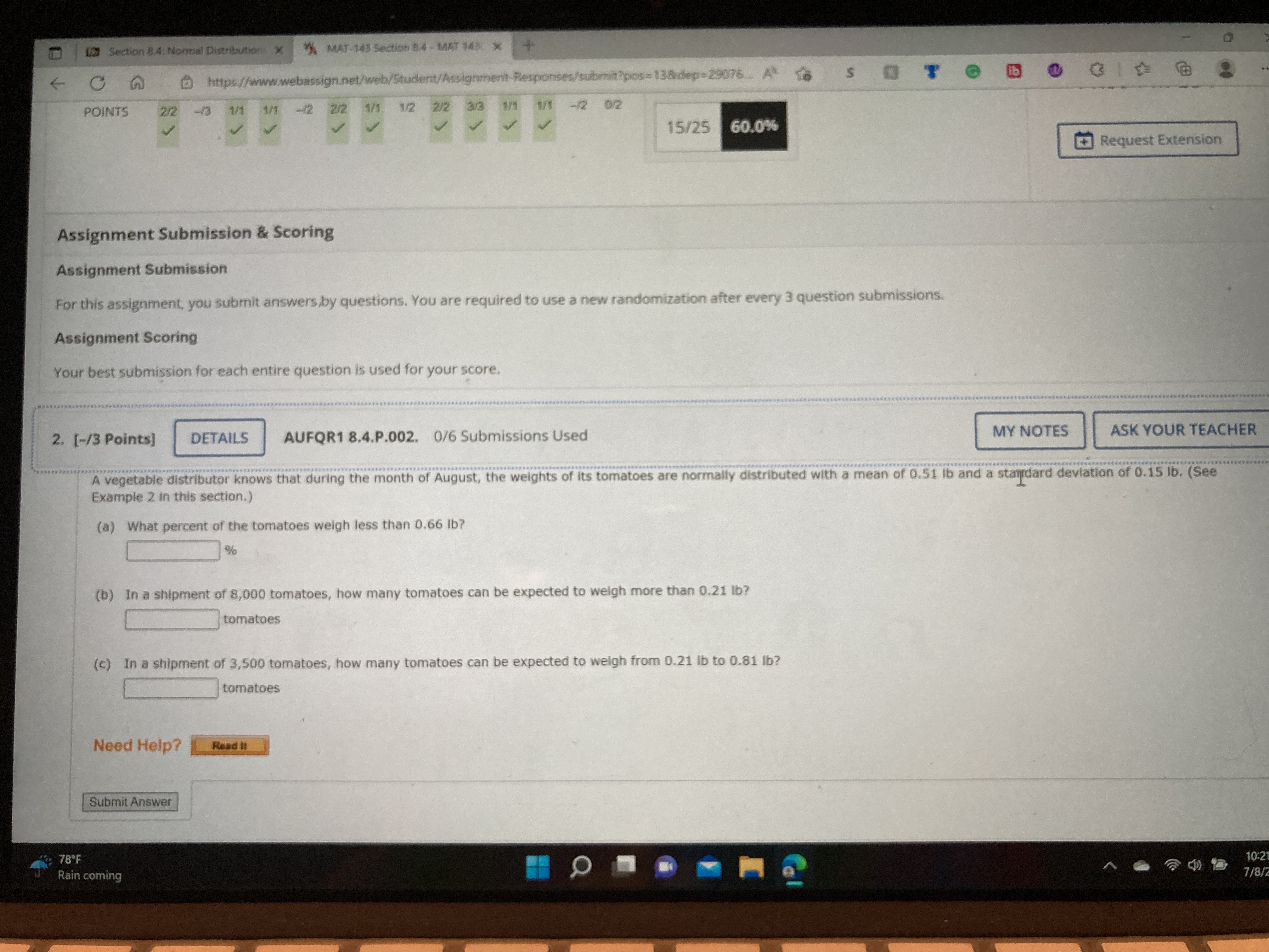 1430 x @ https//www.webassign.net/web/Student/Assignment-Responses/submit?pos=138/dep=29076.. A to POINTS 212 13 1/1 1/1 -12