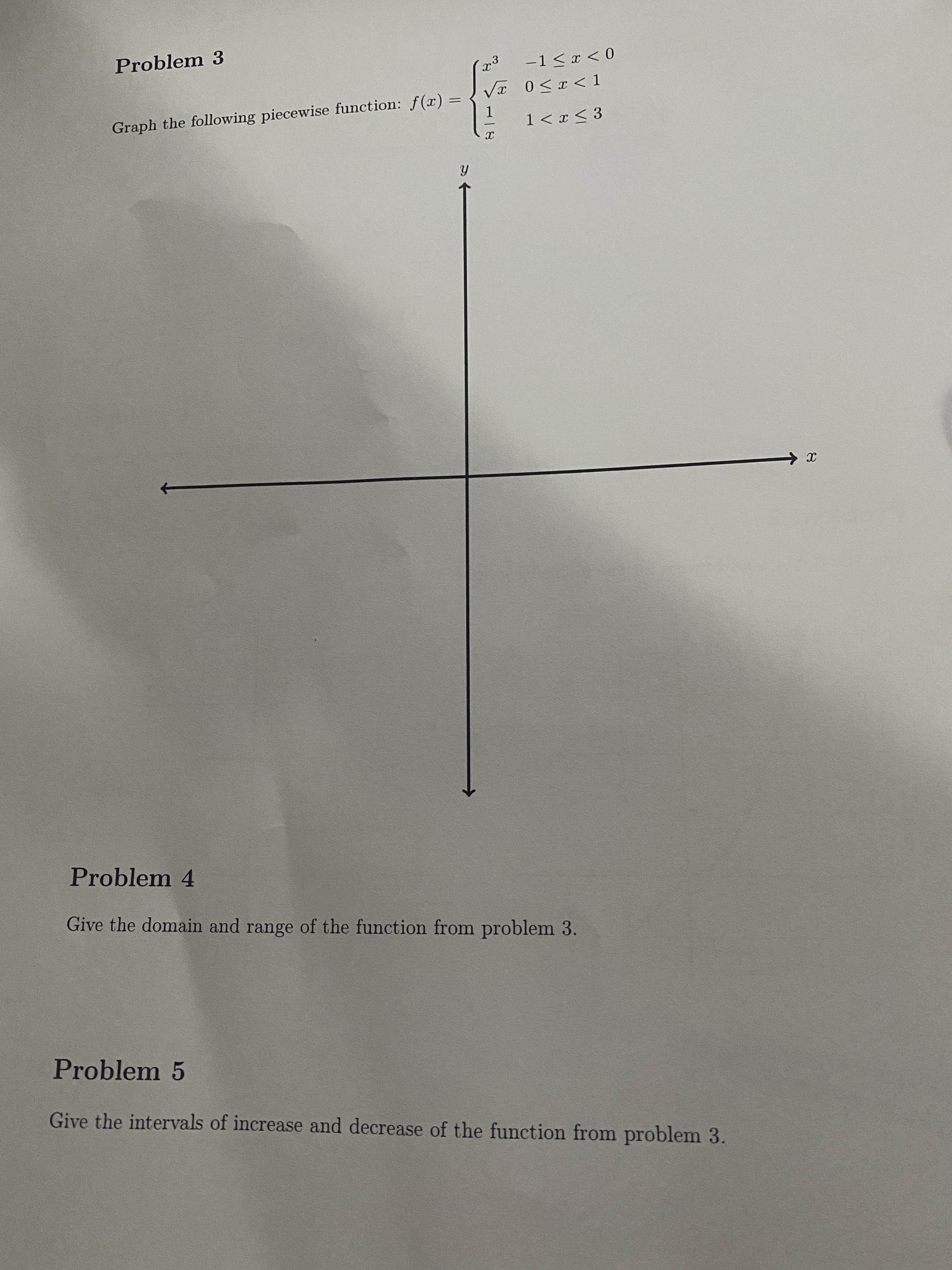 = 1 - V1 -x by using transformations. (a) Let f(x) =