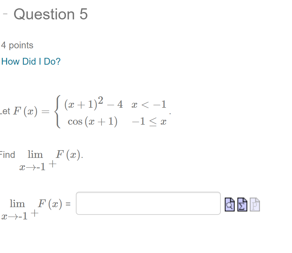 1) :ind lim F G). lim F@) =
