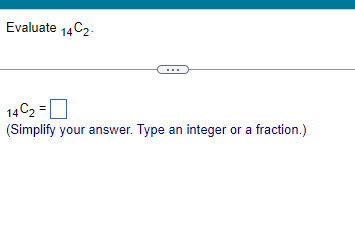 Evaluate 1402 (Simplify pur answer. Type an integer or a fraction.)