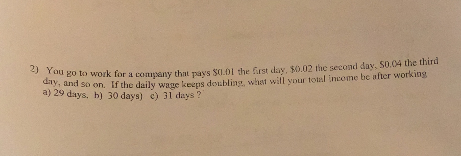 Need help solving this question using the geometric sequence and series.