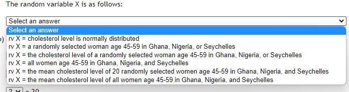 for a probability to be 0.0000. a) State the random variable. Select