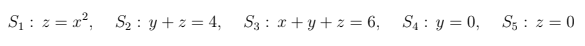 Consider the solid Q bounded by the surfaces S1: z=2- S2