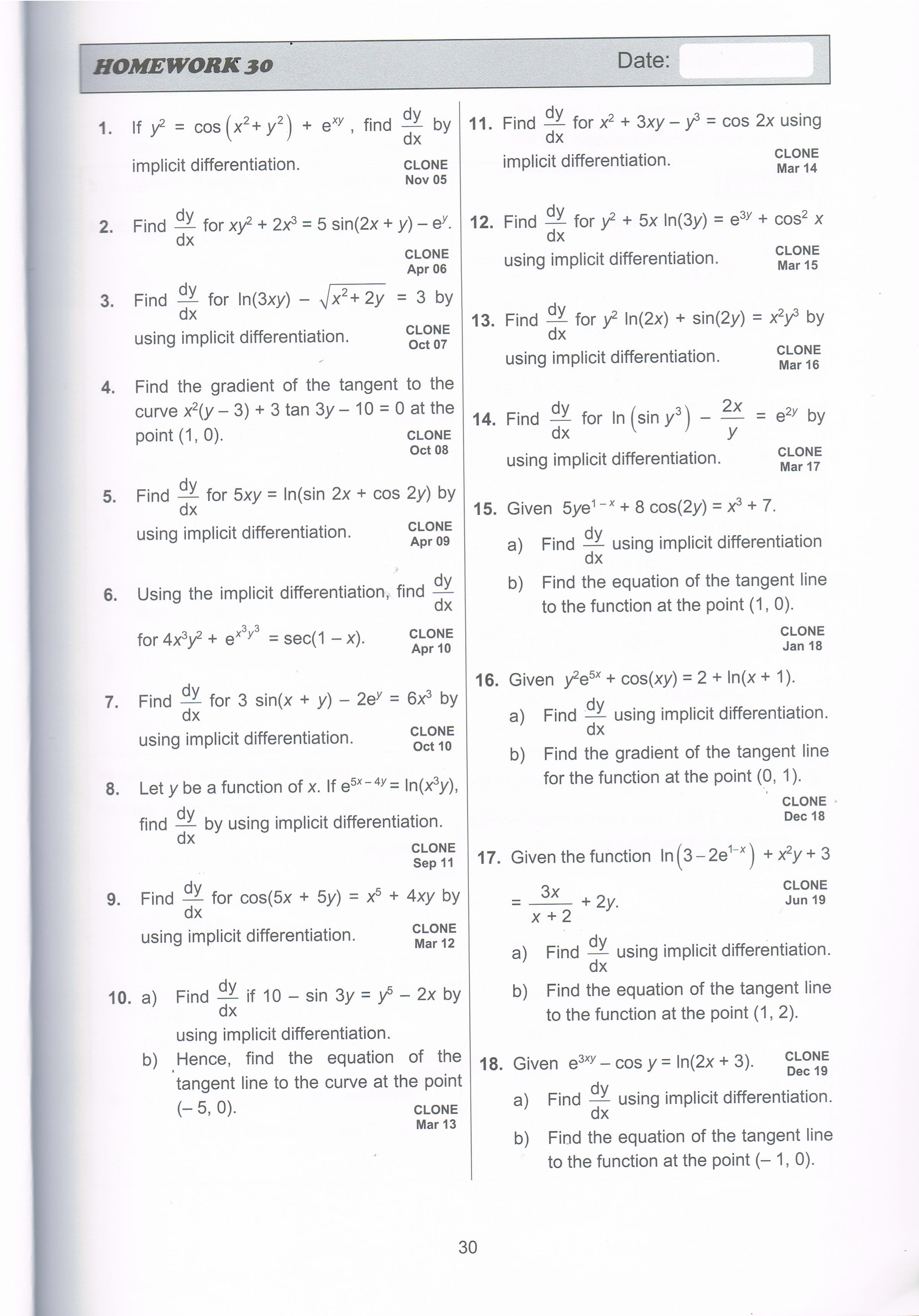 4. Find Yify = - e 2x dx 2 1 - X