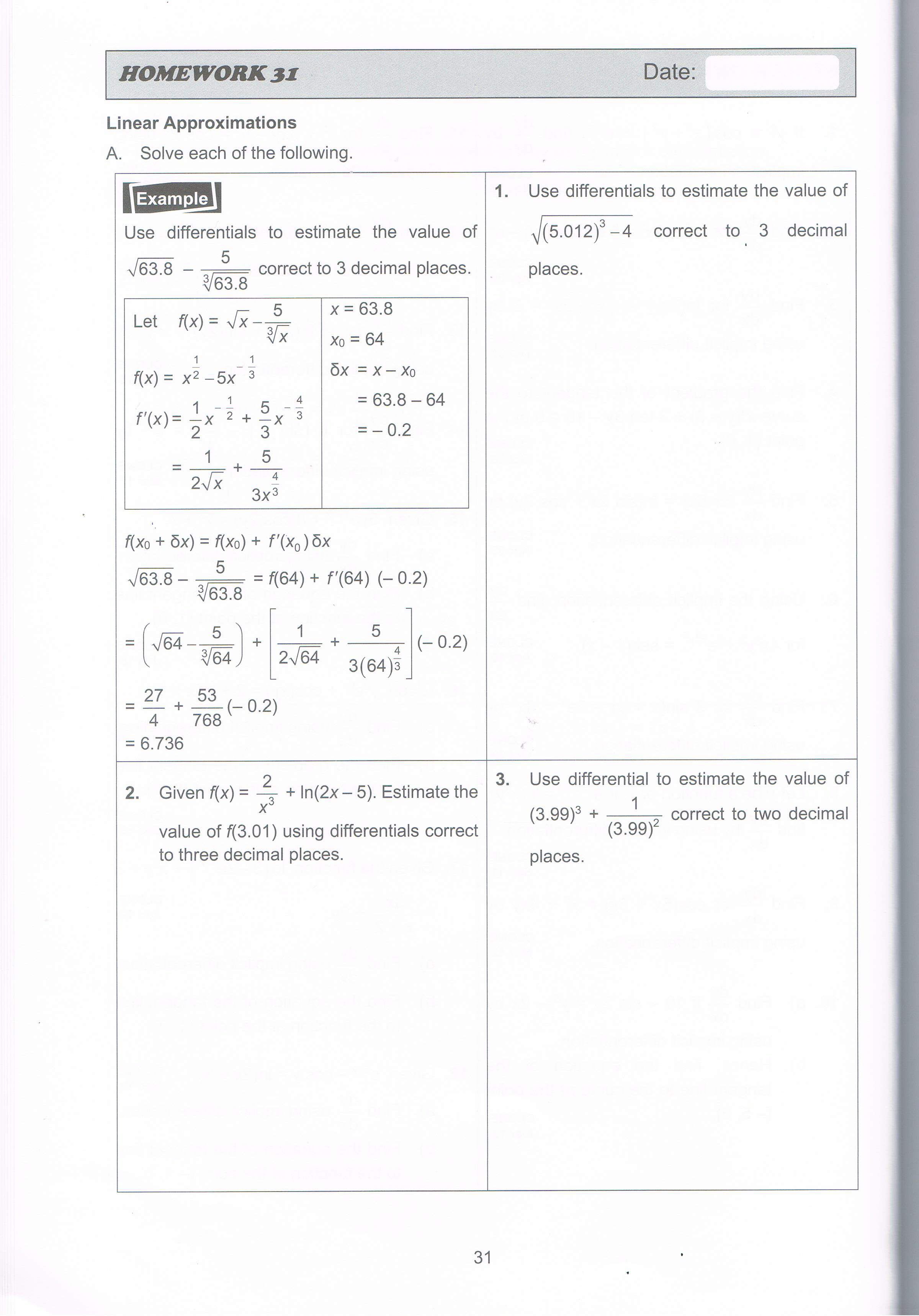5. Given that y = 1 show that dry dy + 215