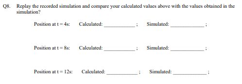 time and observing the resulting motion. Materials: a This handout In Attendance