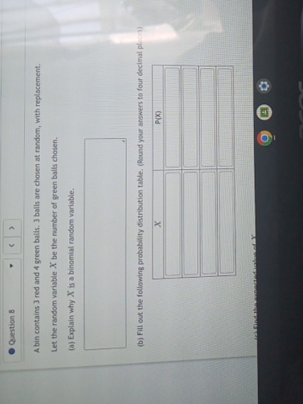 Please,Could you help me with part b?Please. . Question 8 A