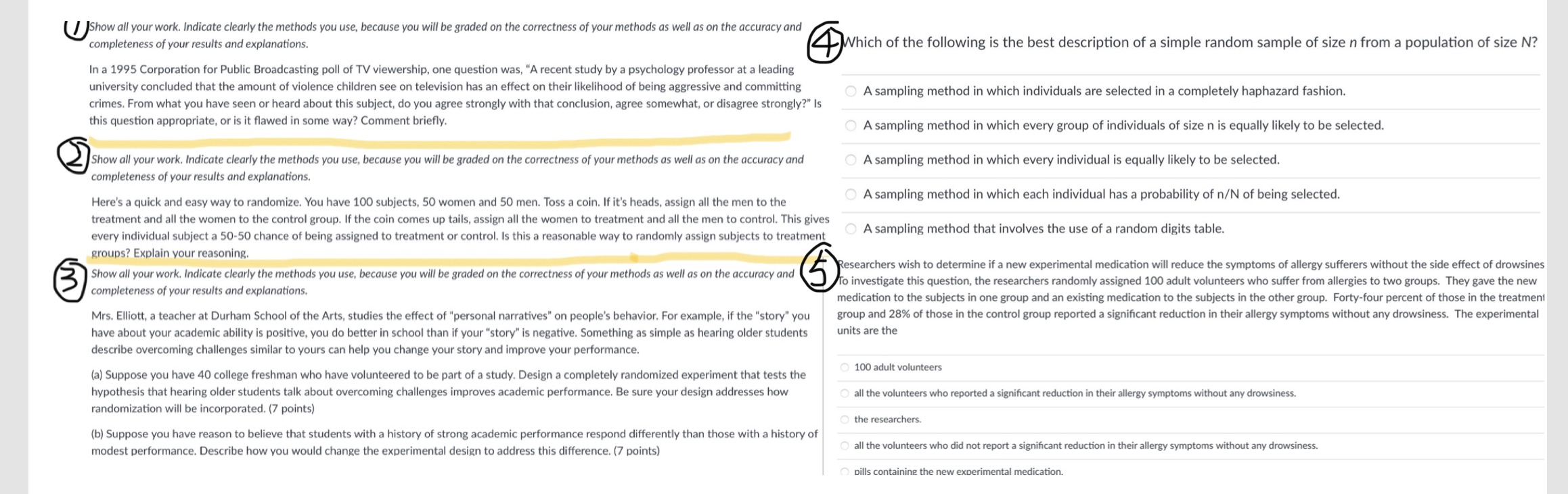 multiple choices, Thank u so much: 6. An Atlanta school district wants
