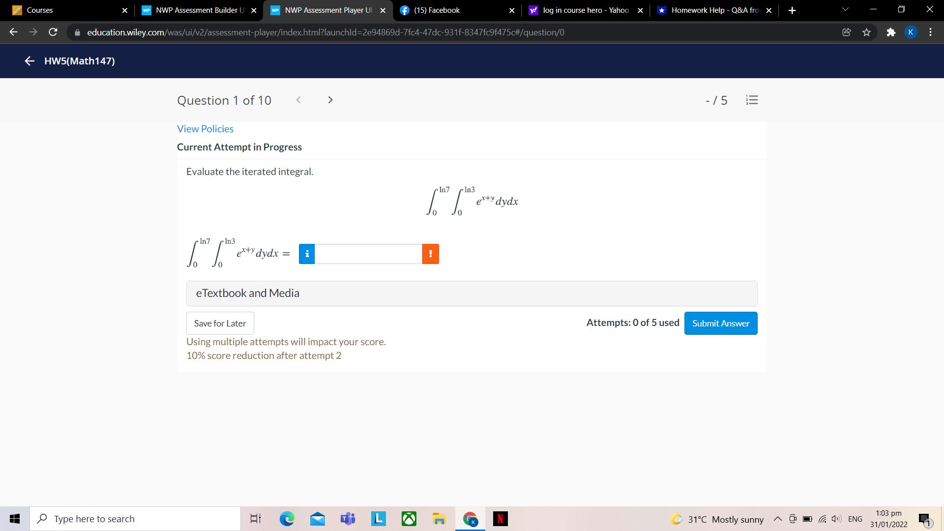 WP NWP Assessment Player UI x f (15) Facebook X log in