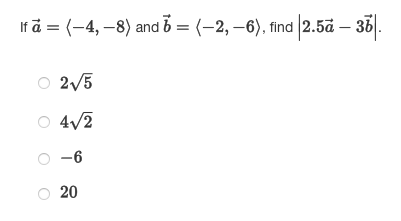 Vector B is 5 units West. Vector R is the addition of