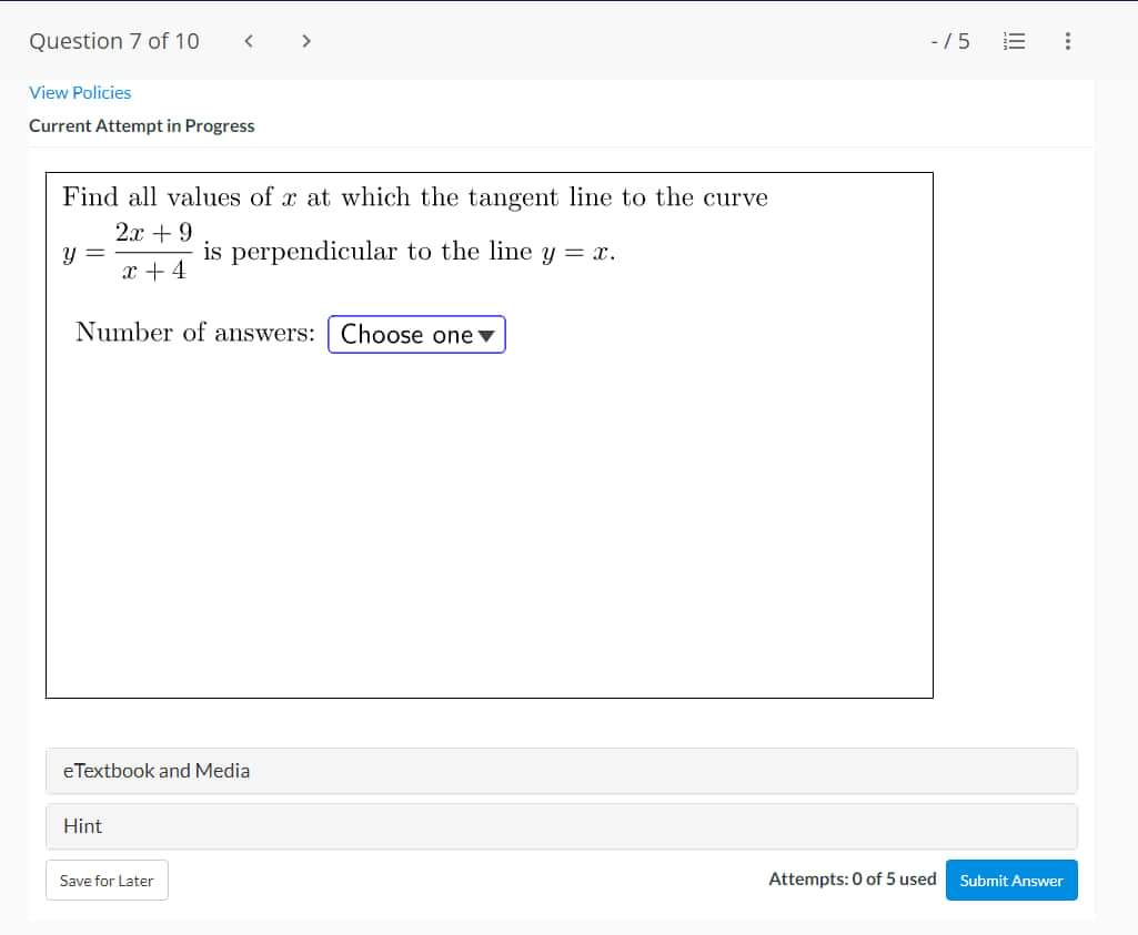 View Policies Current Attempt in Progress 3x +4. x54 Find a value