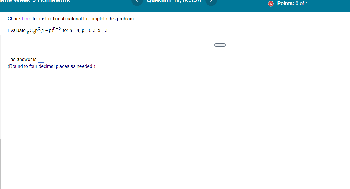 80 and p = 0.5. (Simplify your answer. Type an integer or