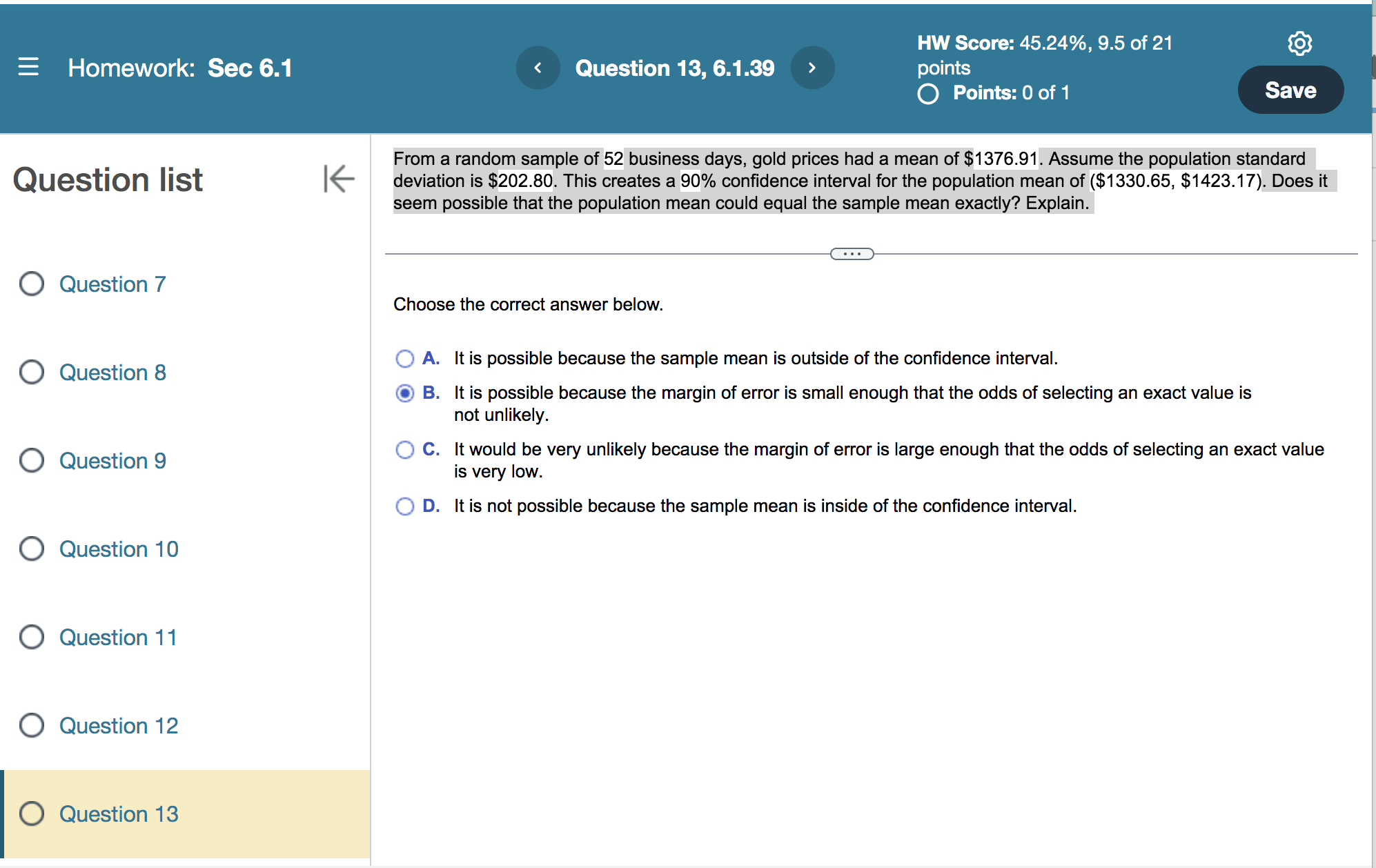 widths of the confidence intervals. If convenient, use technology to construct the