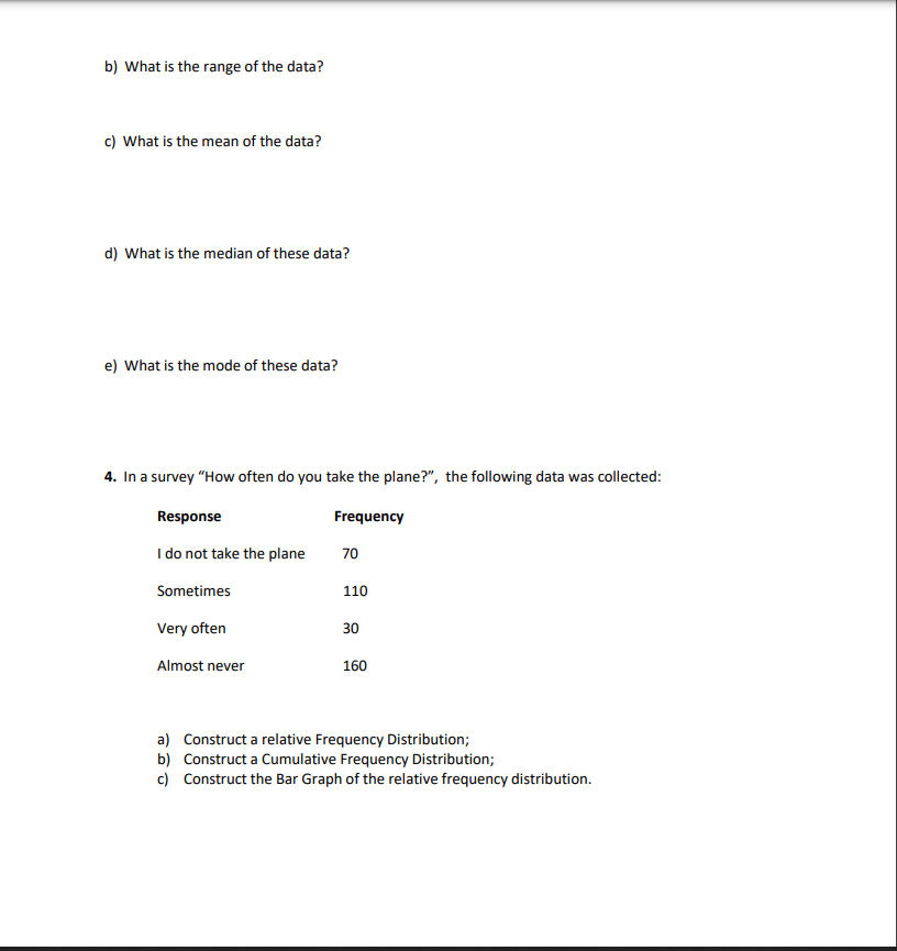 points.) 1. Determine whether the variables are qualitative or quantitative: a] Numberof