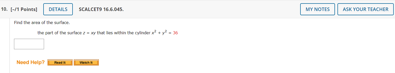 a parametric representation for the surface. the part of the sphere x2