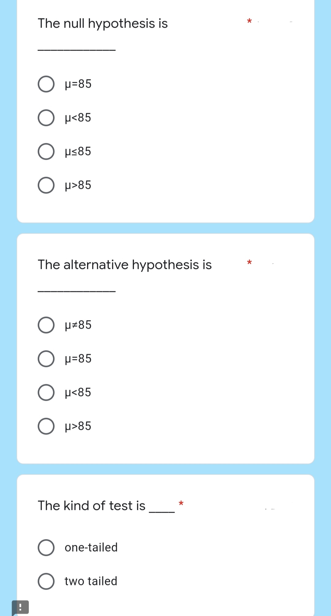 using a=0.05 utilizing the p-value method.The pvalue is . * O none