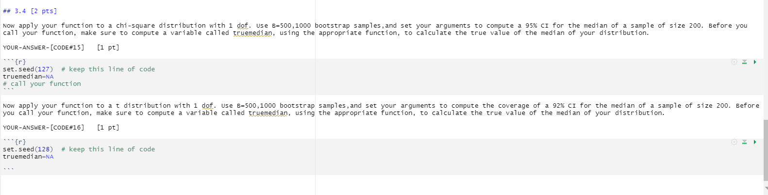  ## 3.4 [2 pts] Now apply your function to a chi-square
