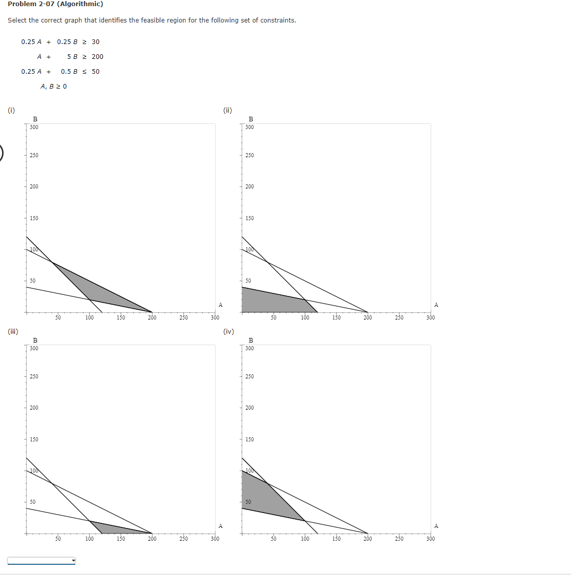 200 250 300 50 100 150 250Problem 2-31 (Algorithmic) Consider the following