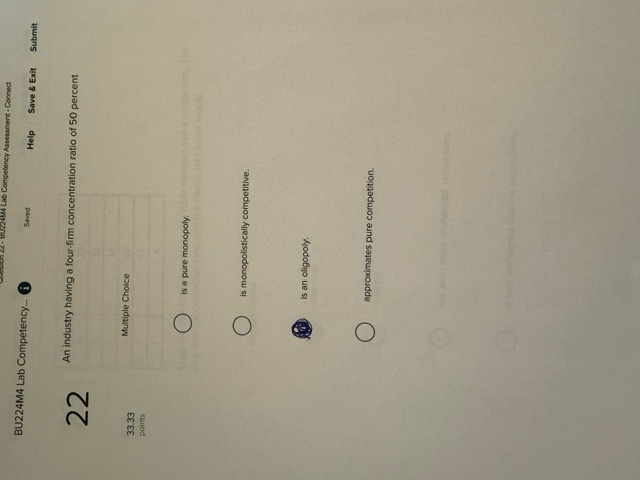 the firms in this market are shown in the table. fall. O