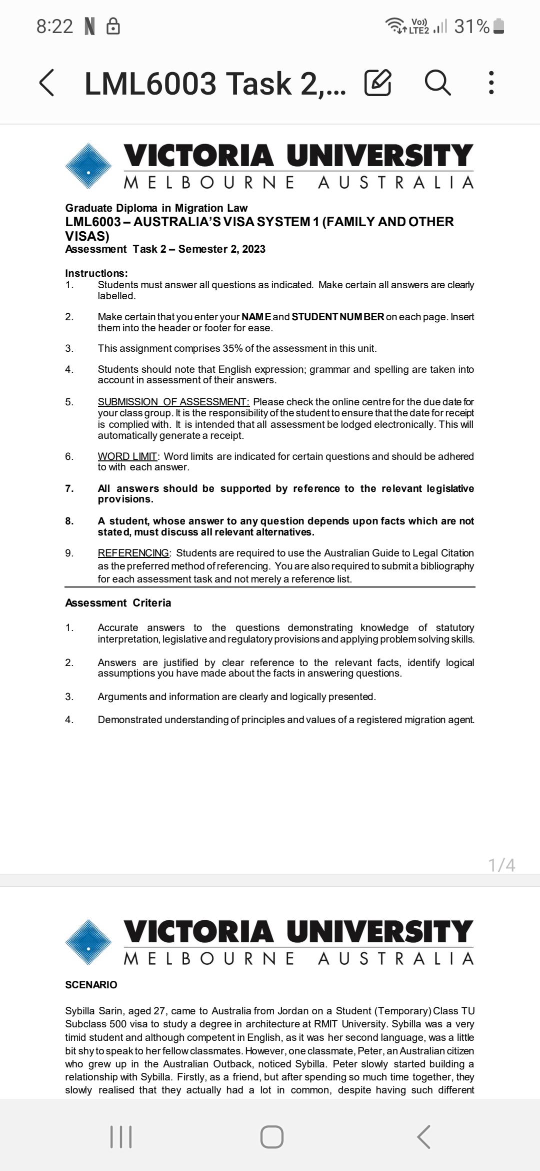 Conduct) Regulations 2021? w 3/4 VICTORIA UNIVERSITY MELBOURNE AUSTRALIA You must support